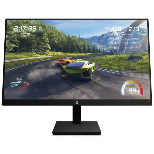 მონიტორი HP X32, 31.5", Gaming Monitor, QHD, IPS, HDMI, DP, Black