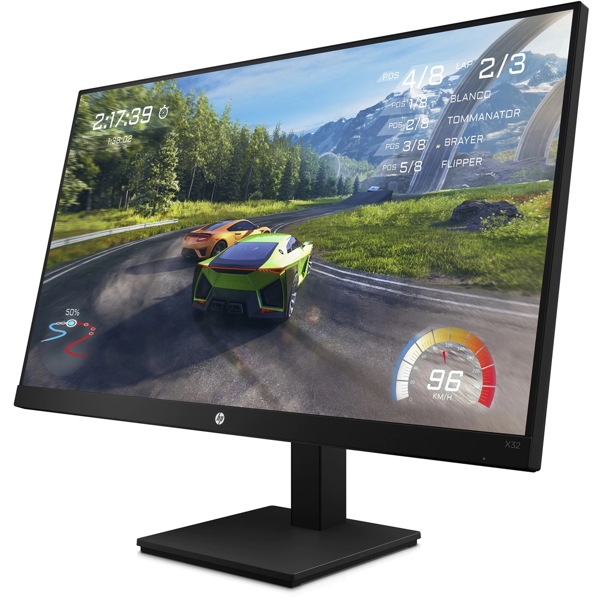 მონიტორი HP X32, 31.5", Gaming Monitor, QHD, IPS, HDMI, DP, Black