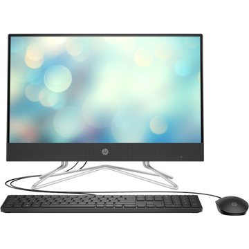 All In One კომპიუტერი HP 1G1B4EA, 21.5", AMD Athlon Silver 3050U, 8GB, 256GB SSD, Integrated, Jet black