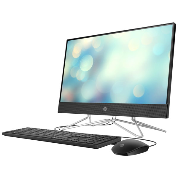 All In One კომპიუტერი HP 1G1B4EA, 21.5", AMD Athlon Silver 3050U, 8GB, 256GB SSD, Integrated, Jet black