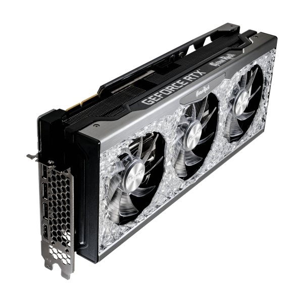 ვიდეო დაფა Palit NED309TS19SB-1022G, RTX3090Ti Gamerock OC, 24GB, 384bit, HDMI, DP, Black/Silver