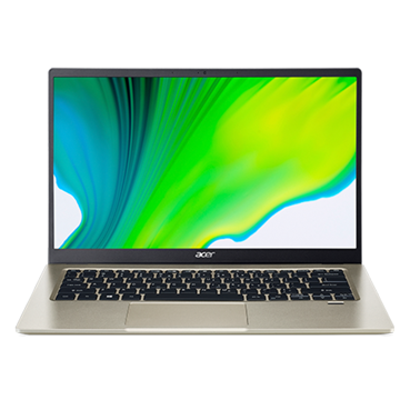 ნოუთბუქი Acer NX.A76ER.008 Swift 1, 14", Celeron N4500, 8GB, 128GB SSD, Integrated, Gold