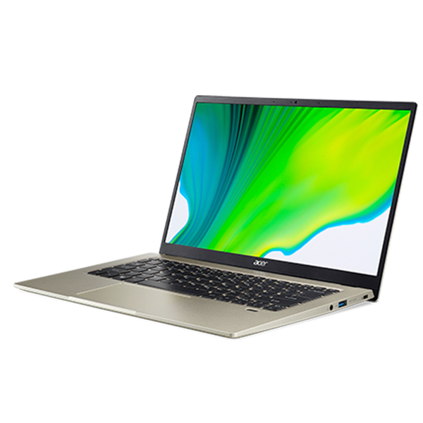 ნოუთბუქი Acer NX.A76ER.008 Swift 1, 14", Celeron N4500, 8GB, 128GB SSD, Integrated, Gold