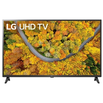 ტელევიზორი LG 43UP75003LF, 43", 4K UHD, Smart TV, HDMI, CI, RF, USB, Wifi, BT, Black