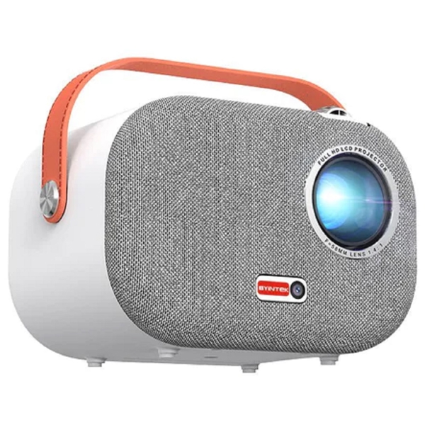 პროექტორი BYINTEK K16 Pro, Portable Full HD 1080P Smart LED Projector, Support 4K, Android 9.0, LCD, 300 ANSI lumens, WiFi, BT5.0, White