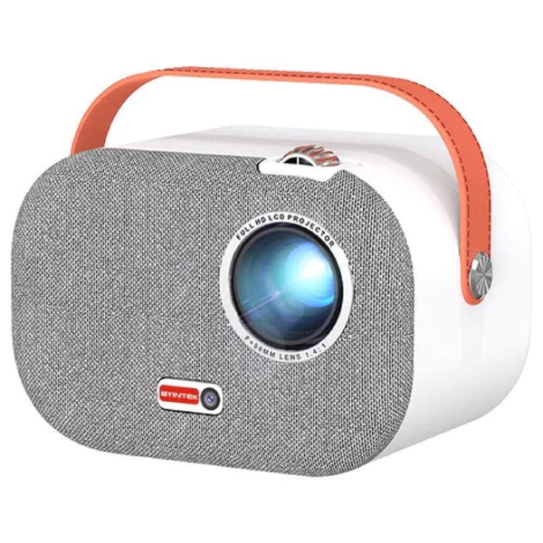 პროექტორი BYINTEK K16 Pro, Portable Full HD 1080P Smart LED Projector, Support 4K, Android 9.0, LCD, 300 ANSI lumens, WiFi, BT5.0, White