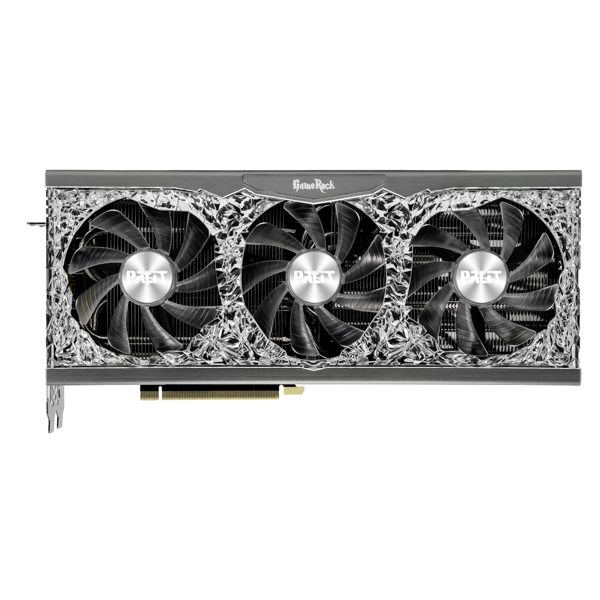 ვიდეო დაფა Palit NE63070H19P2-1040G V1, RTX3070 Gamerock OC, 8GB, 256bit, HDMI, DP, Black/Silver