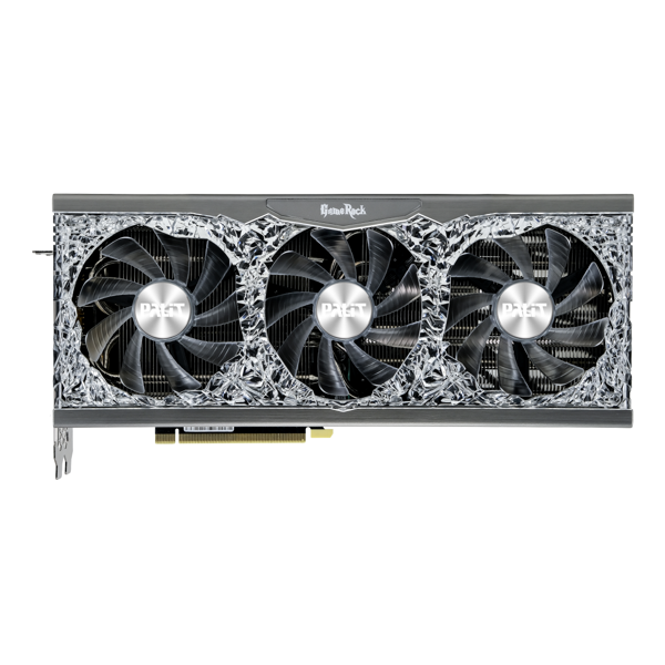 ვიდეო დაფა Palit NE63070019P2-1040G V1, RTX3070 Gamerock, 8GB, 256bit, HDMI, DP, Black/Silver