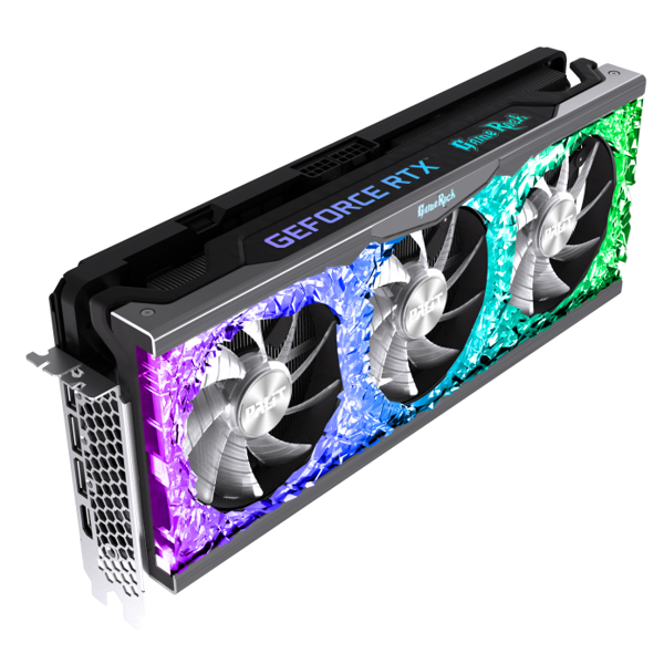 ვიდეო დაფა Palit NE63070019P2-1040G V1, RTX3070 Gamerock, 8GB, 256bit, HDMI, DP, Black/Silver