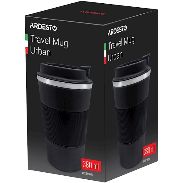 თერმო ჭიქა Ardesto AR2650TMB 500ml Travel mug Urban Black