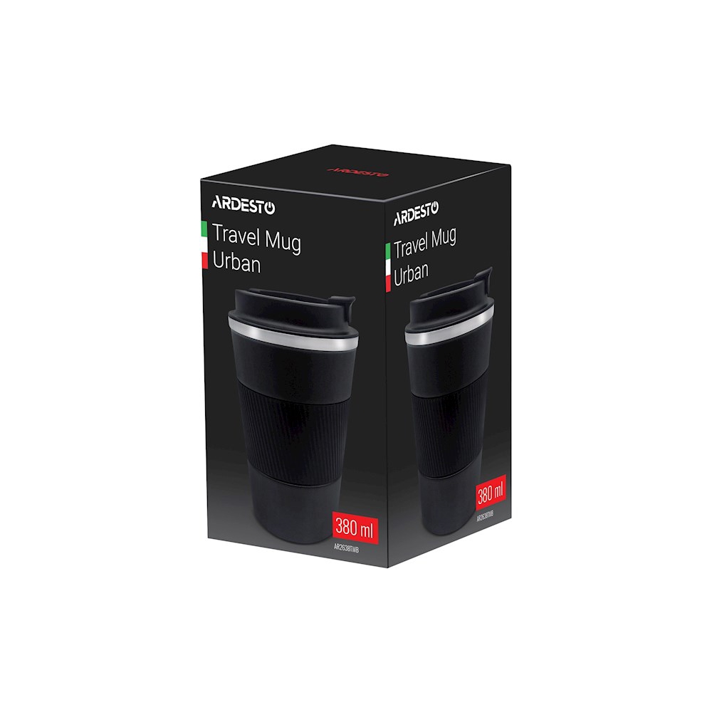 თერმო ჭიქა Ardesto AR2650TMB 0.5l Travel mug Urban Black