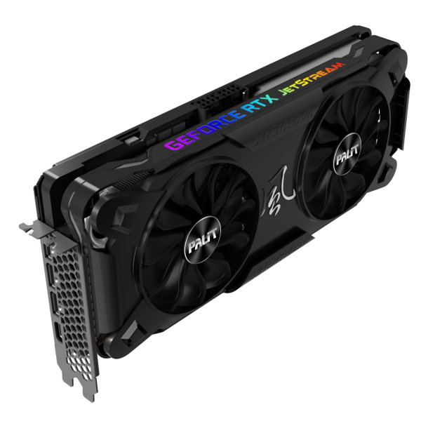 ვიდეო დაფა Palit NE63070T19P2-1040J V1, Gaming RTX3070 JetStream OC, 8GB, 256bit, HDMI, DP, Black