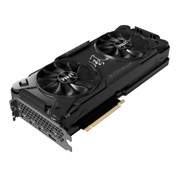 ვიდეო დაფა Palit NE63070T19P2-1040J V1, Gaming RTX3070 JetStream OC, 8GB, 256bit, HDMI, DP, Black