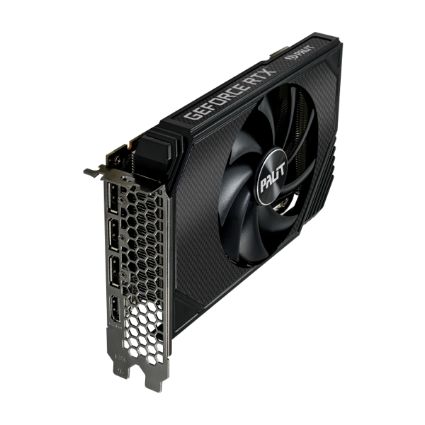 ვიდეო დაფა Palit NE63050019P1-190AF, Gaming RTX3050 Stormix, 8GB, 128bit, HDMI, DP, Black