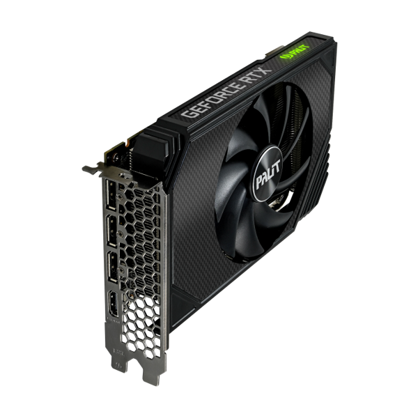 ვიდეო დაფა Palit NE63050019P1-190AF, Gaming RTX3050 Stormix, 8GB, 128bit, HDMI, DP, Black