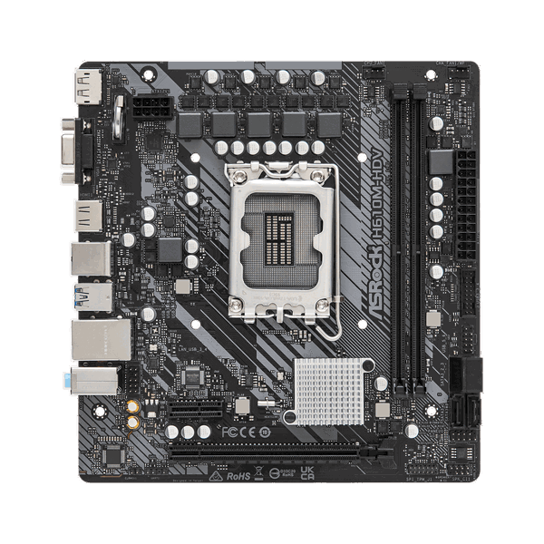 დედა დაფა ASRock H610M-HDV, LGA 1700, DDR4, DIMM, 64GB