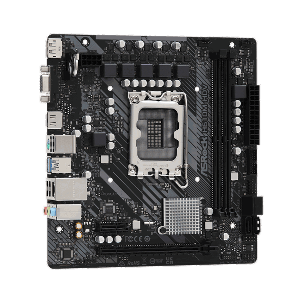 დედა დაფა ASRock H610M-HDV, LGA 1700, DDR4, DIMM, 64GB