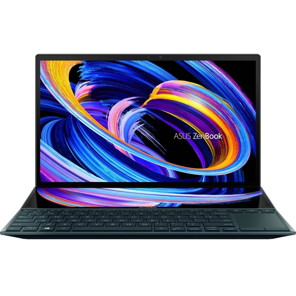 ნოუთბუქი Asus UX482EGR-HY361X Zenbook Duo, 14", i7-1195G7, 16GB, 1TB SSD, MX450 2GB, Blue