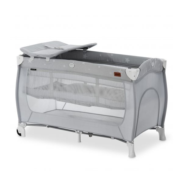 საწოლ მანეჟი Hauck 600689 Sleep'n Play Center Travel Bed With Changing Mat Grey