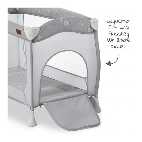 საწოლ მანეჟი Hauck 600689 Sleep'n Play Center Travel Bed With Changing Mat Grey