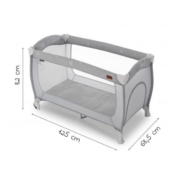 საწოლ მანეჟი Hauck 600689 Sleep'n Play Center Travel Bed With Changing Mat Grey