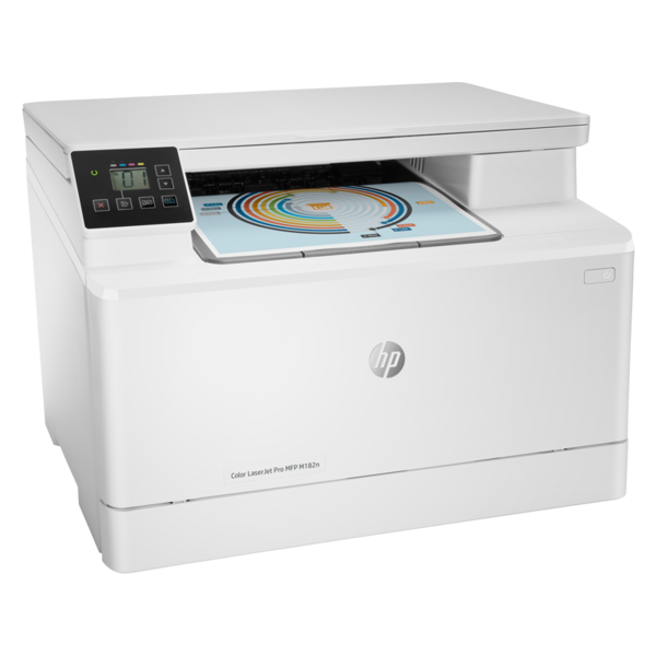 პრინტერი HP 7KW54A Color LaserJet Pro MFP M182n, A4, 1200 dpi, White