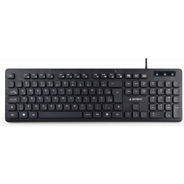 Gembird KB-MCH-04-RU, Wired, USB, Keyboard, Black