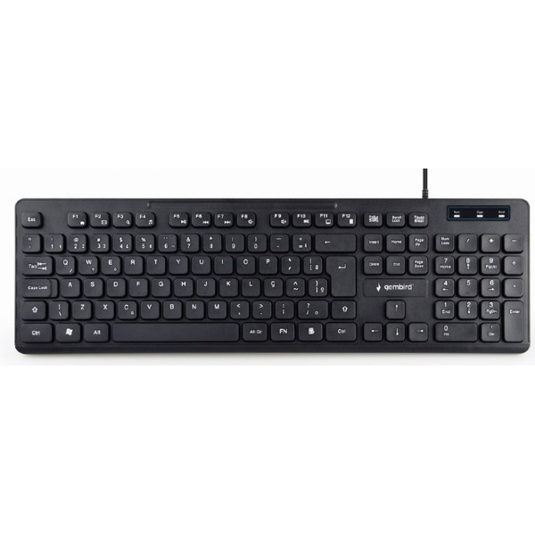 კლავიატურა Gembird KB-MCH-04-RU, Wired, USB, Keyboard, Black