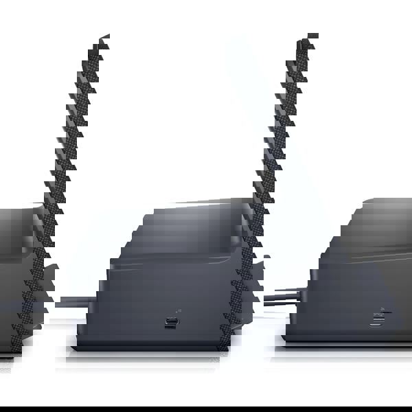 მობილურის დამტენი სადგური Dell HD22Q Dual Charge Dock, Wireless Charging, DP, HDMI, 4xUSB3.2, USB3.2 Type-C, RJ45, Black