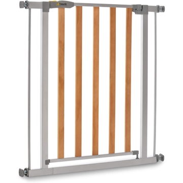 დამცავი ბარიერი Hauck 597385 Wood Lock 2 Safety Child Safety Gate for Doors and Stairs Silver