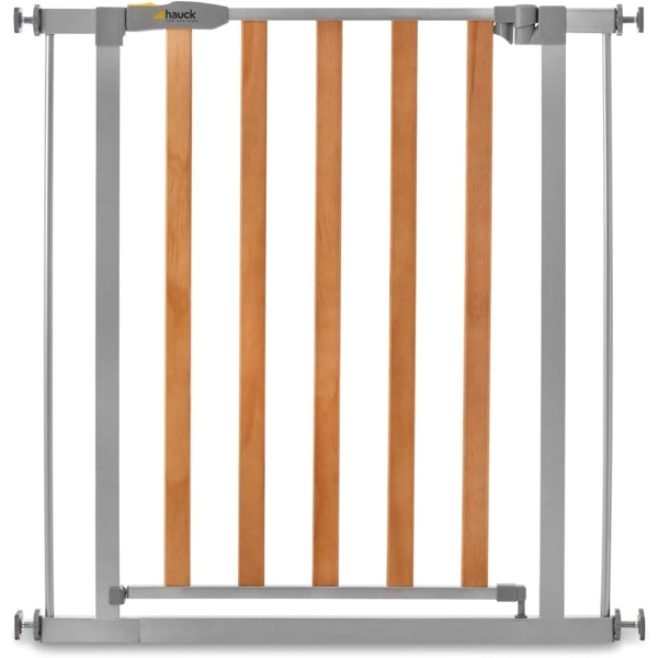 დამცავი ბარიერი Hauck 597385 Wood Lock 2 Safety Child Safety Gate for Doors and Stairs Silver