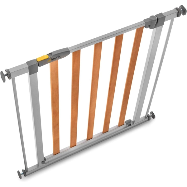 დამცავი ბარიერი Hauck 597385 Wood Lock 2 Safety Child Safety Gate for Doors and Stairs Silver