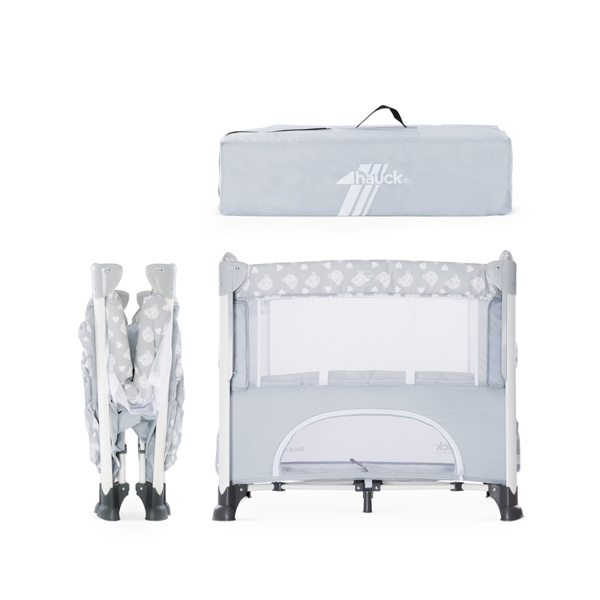 საწოლ მანეჟი Hauck 608159 Sleep N Care Plus Bedsite Cot Grey