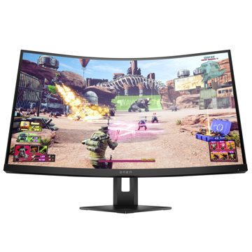 მონიტორი HP 35D67AA Omen, 27", Curved Monitor, QHD, VA, HDMI, USB DP, Black