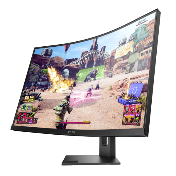 მონიტორი HP 35D67AA Omen, 27", Curved Monitor, QHD, VA, HDMI, USB DP, Black