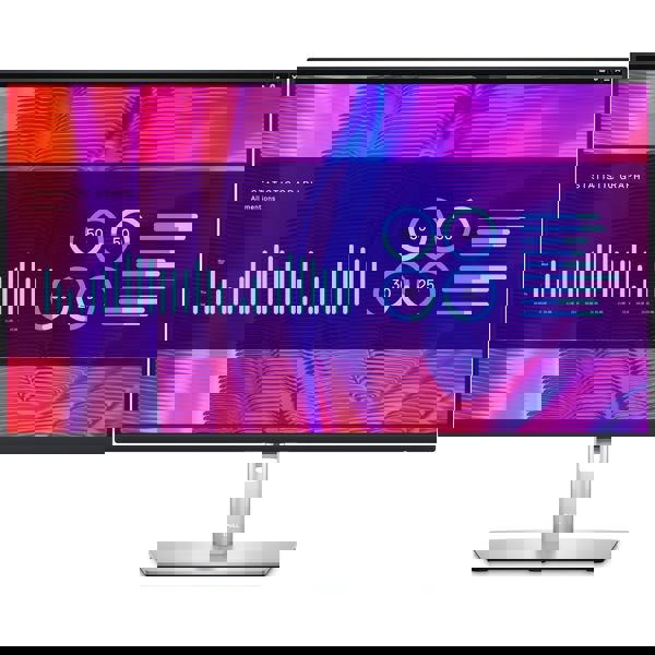 მონიტორი Dell P2723DE, 27", Monitor, QHD, IPS, HDMI, 2xDP, USB-C, 4xUSB3.2, RJ45, Black