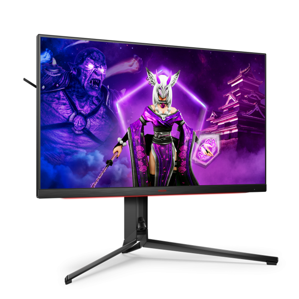 მონიტორი AOC AG324UX Agon Pro, 31.5", Monitor, UHD, WLED, IPS, HDMI, DP, USB, USB-C, Black/Red
