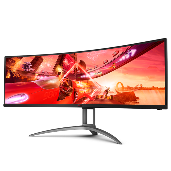 მონიტორი AOC AG493QCX Agon, 49", Curved Monitor, DFHD, WLED, VA, HDMI, DP, USB, Black