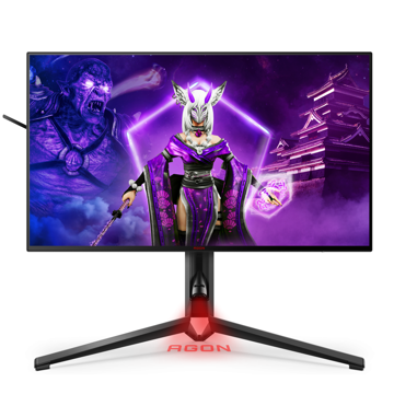 მონიტორი AOC AG274UXP Agon Pro, 27", Monitor, UHD, WLED, Nano IPS, HDMI, DP, USB, USB-C, Black/Red