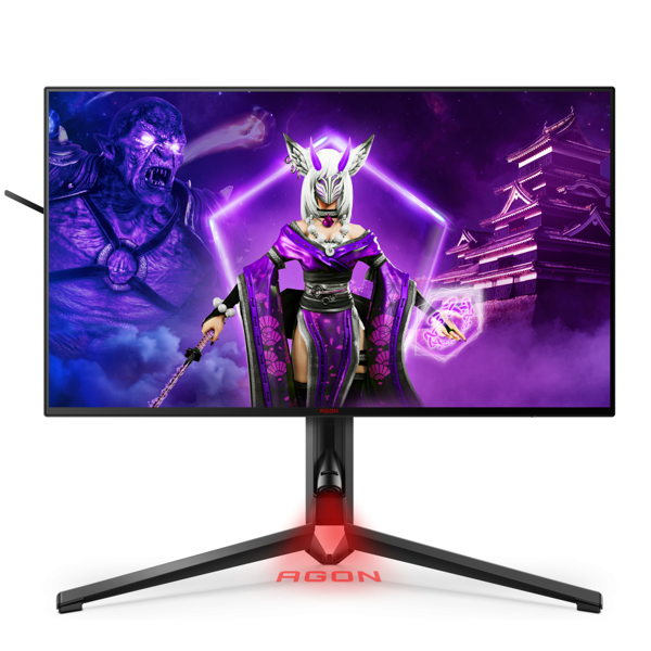 მონიტორი AOC AG274UXP Agon Pro, 27", Monitor, UHD, WLED, Nano IPS, HDMI, DP, USB, USB-C, Black/Red