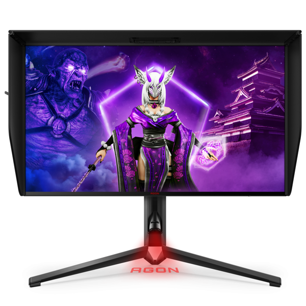 მონიტორი AOC AG274UXP Agon Pro, 27", Monitor, UHD, WLED, Nano IPS, HDMI, DP, USB, USB-C, Black/Red