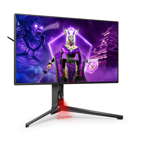 მონიტორი AOC AG274UXP Agon Pro, 27", Monitor, UHD, WLED, Nano IPS, HDMI, DP, USB, USB-C, Black/Red