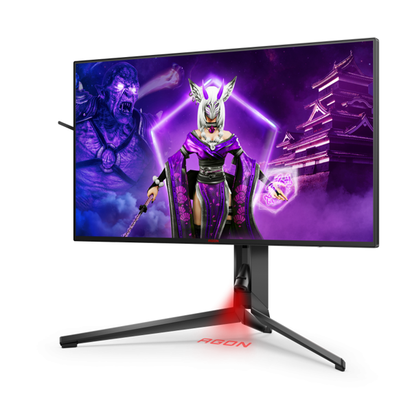 მონიტორი AOC AG274UXP Agon Pro, 27", Monitor, UHD, WLED, Nano IPS, HDMI, DP, USB, USB-C, Black/Red