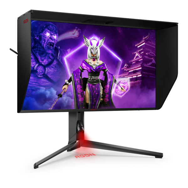 მონიტორი AOC AG274UXP Agon Pro, 27", Monitor, UHD, WLED, Nano IPS, HDMI, DP, USB, USB-C, Black/Red