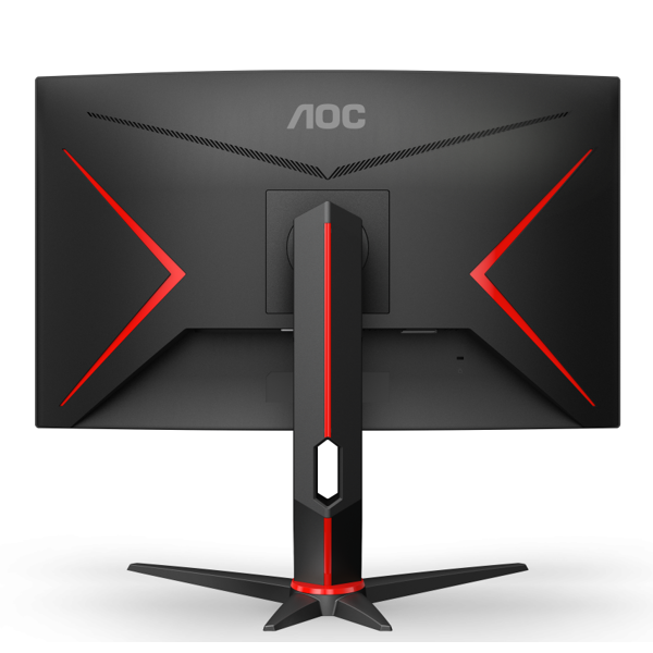 მონიტორი AOC CQ27G2U/BK, 27", Curved Monitor, QHD, WLED, VA, HDMI, DP, USB, Black/Red