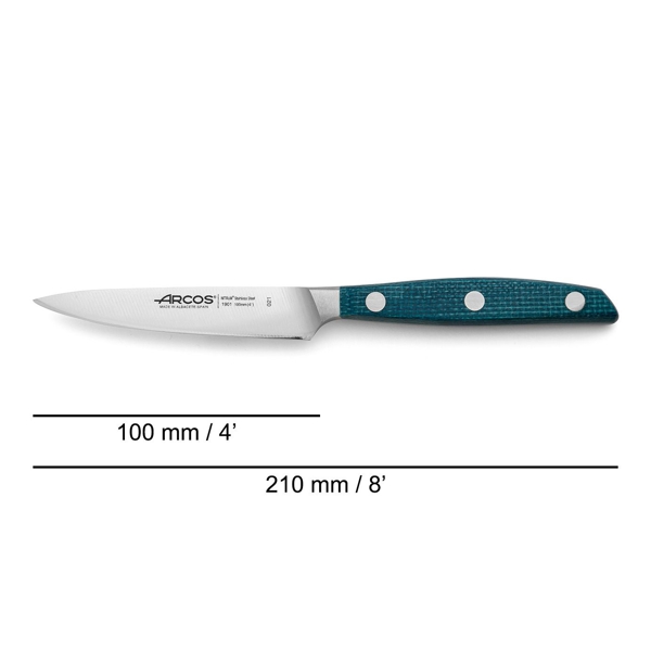 დანა Arcos 190123 Brooklyn, Pairing Knife, 100mm, Blue