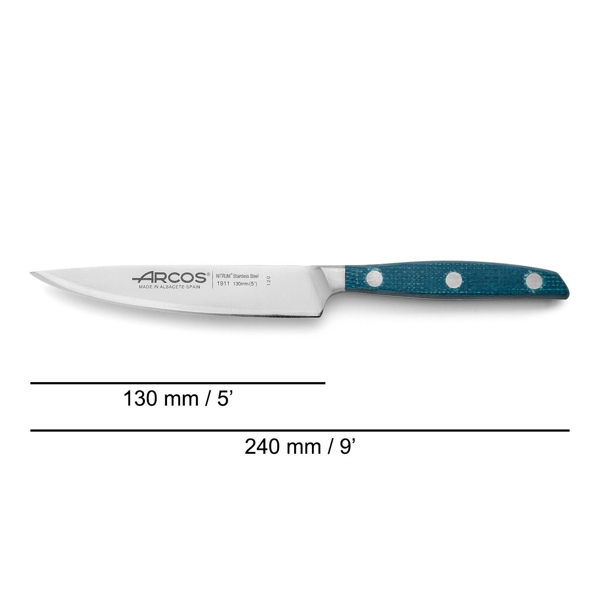 დანა Arcos 191123 Brooklyn, Vegtable Knife, 130mm, Blue