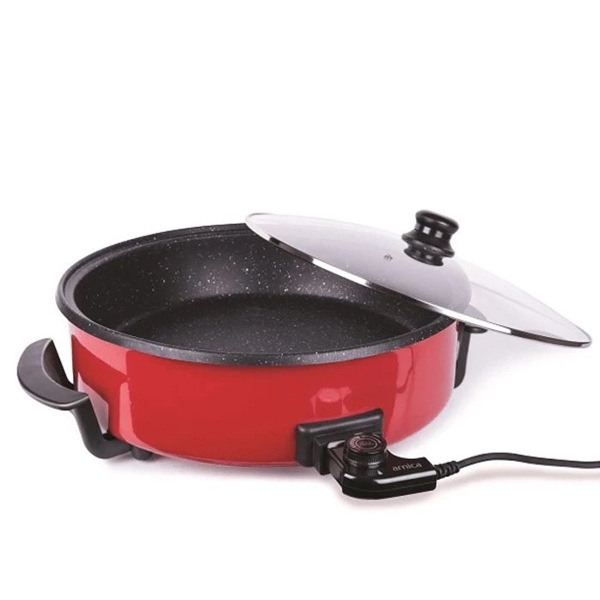 პიცის საცხობი Arnica GH28040, 1500W, Pizza Pan, Red