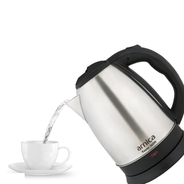 ელექტო ჩაიდანი Arnica IH36090, 1800W, 1.7L, Electric Kettle, Silver