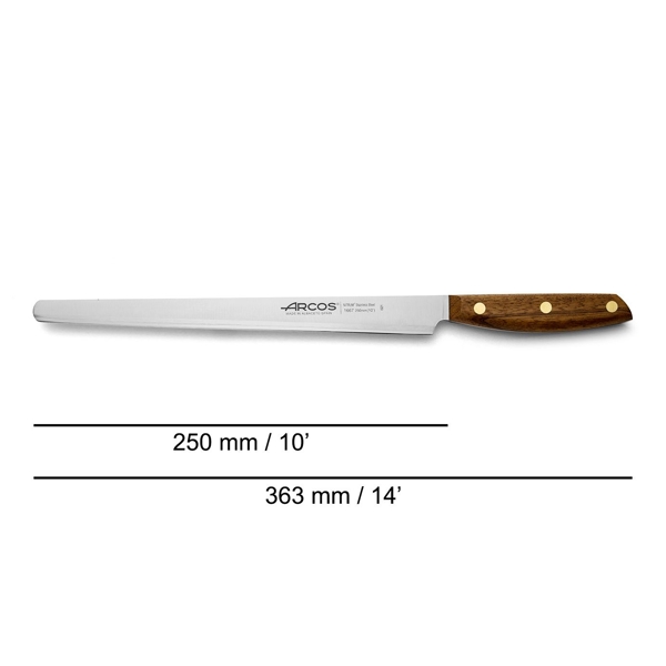 დანა Arcos 166700 Nordika, Slicing Knife, 250mm, Wood